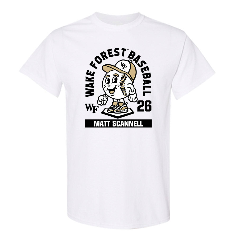 Wake Forest - NCAA Baseball : Matt Scannell - Fashion Shersey T-Shirt-0