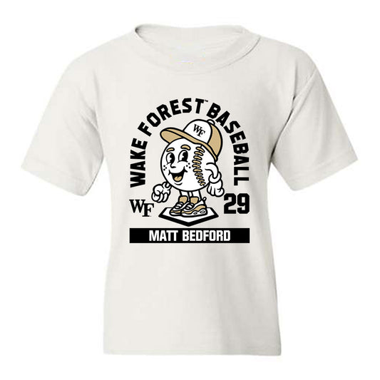 Wake Forest - NCAA Baseball : Matt Bedford - Fashion Shersey Youth T-Shirt-0