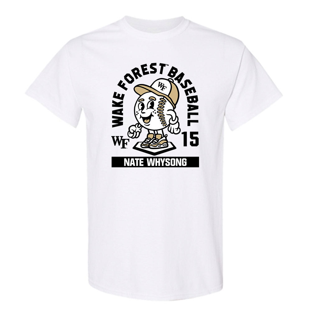 Wake Forest - NCAA Baseball : Nate Whysong - Fashion Shersey T-Shirt-0