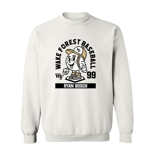 Wake Forest - NCAA Baseball : Ryan Bosch - Fashion Shersey Crewneck Sweatshirt-0