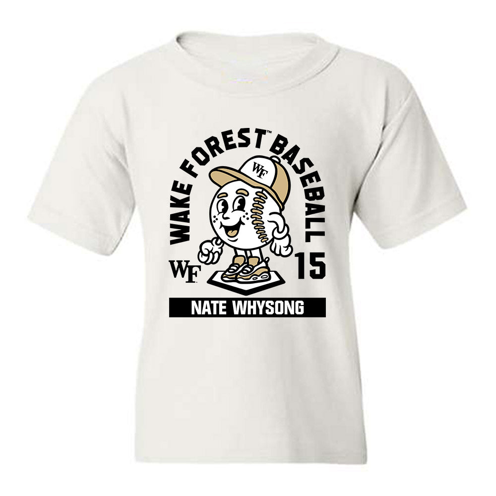 Wake Forest - NCAA Baseball : Nate Whysong - Fashion Shersey Youth T-Shirt-0