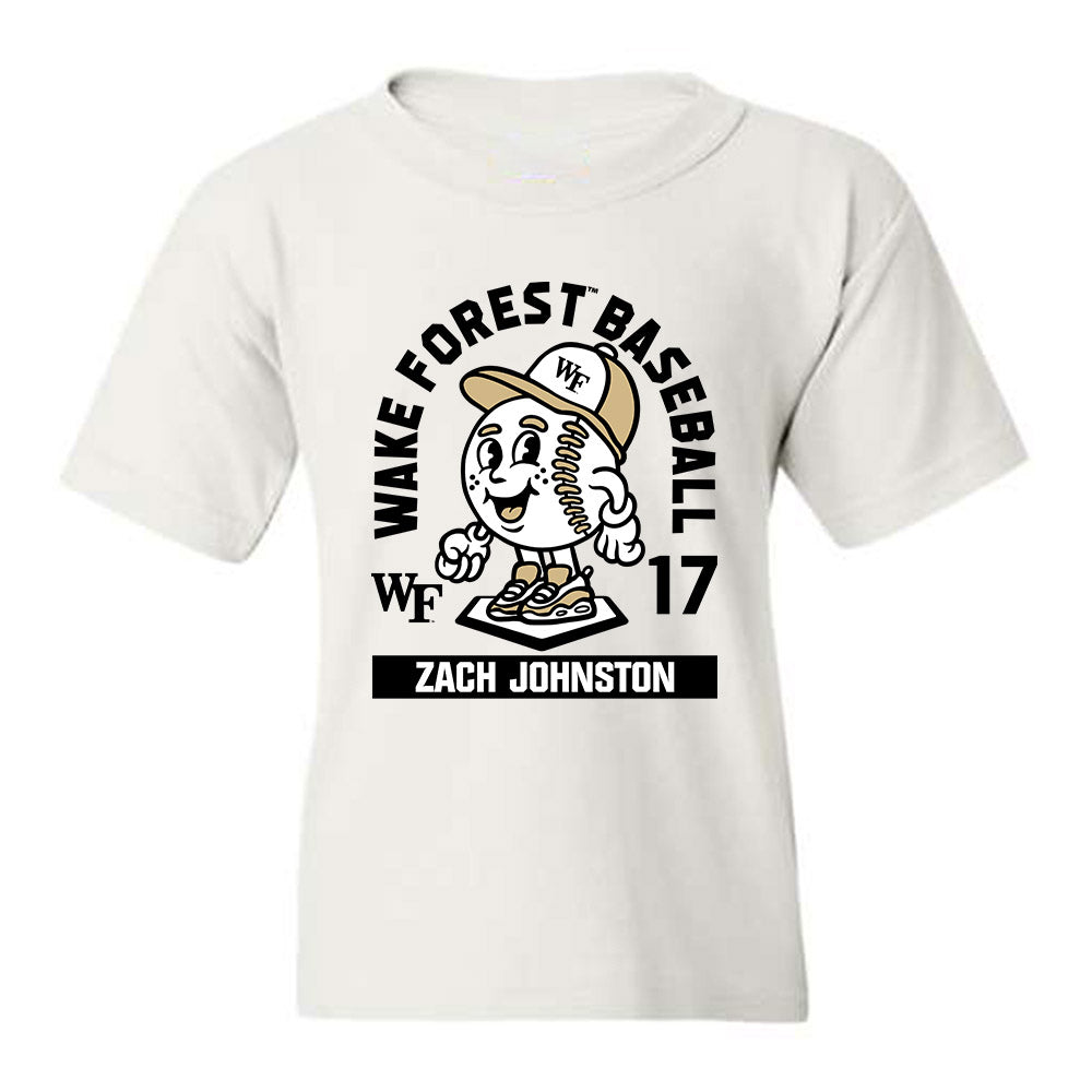 Wake Forest - NCAA Baseball : Zach Johnston - Fashion Shersey Youth T-Shirt