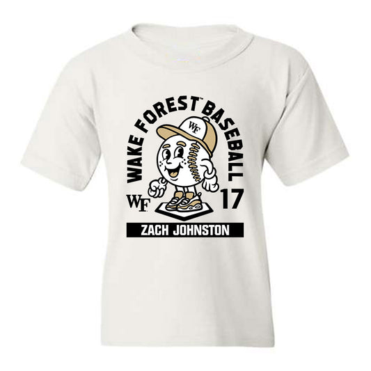 Wake Forest - NCAA Baseball : Zach Johnston - Fashion Shersey Youth T-Shirt