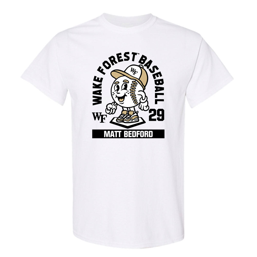 Wake Forest - NCAA Baseball : Matt Bedford - Fashion Shersey T-Shirt-0