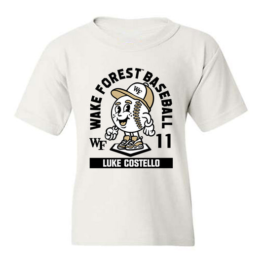 Wake Forest - NCAA Baseball : Luke Costello - Fashion Shersey Youth T-Shirt-0