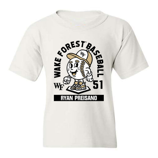 Wake Forest - NCAA Baseball : Ryan Preisano - Fashion Shersey Youth T-Shirt