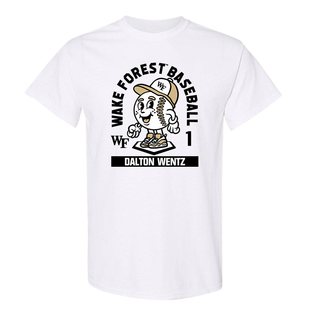 Wake Forest - NCAA Baseball : Dalton Wentz - Fashion Shersey T-Shirt-0