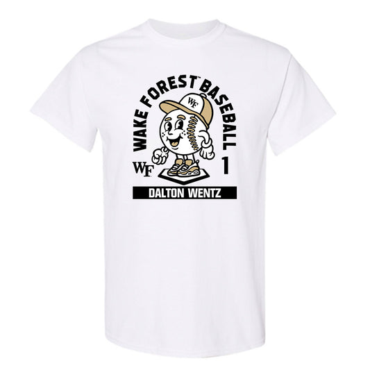 Wake Forest - NCAA Baseball : Dalton Wentz - Fashion Shersey T-Shirt-0