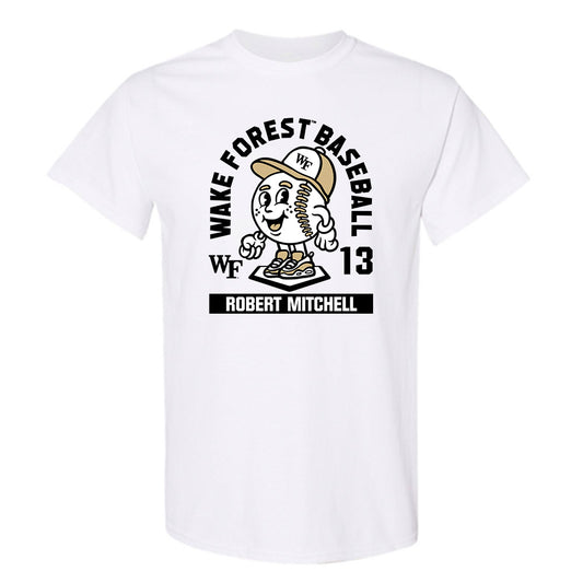 Wake Forest - NCAA Baseball : Robert Mitchell - Fashion Shersey T-Shirt-0