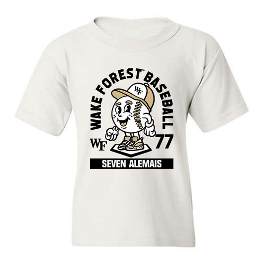 Wake Forest - NCAA Baseball : Seven Alemais - Fashion Shersey Youth T-Shirt-0