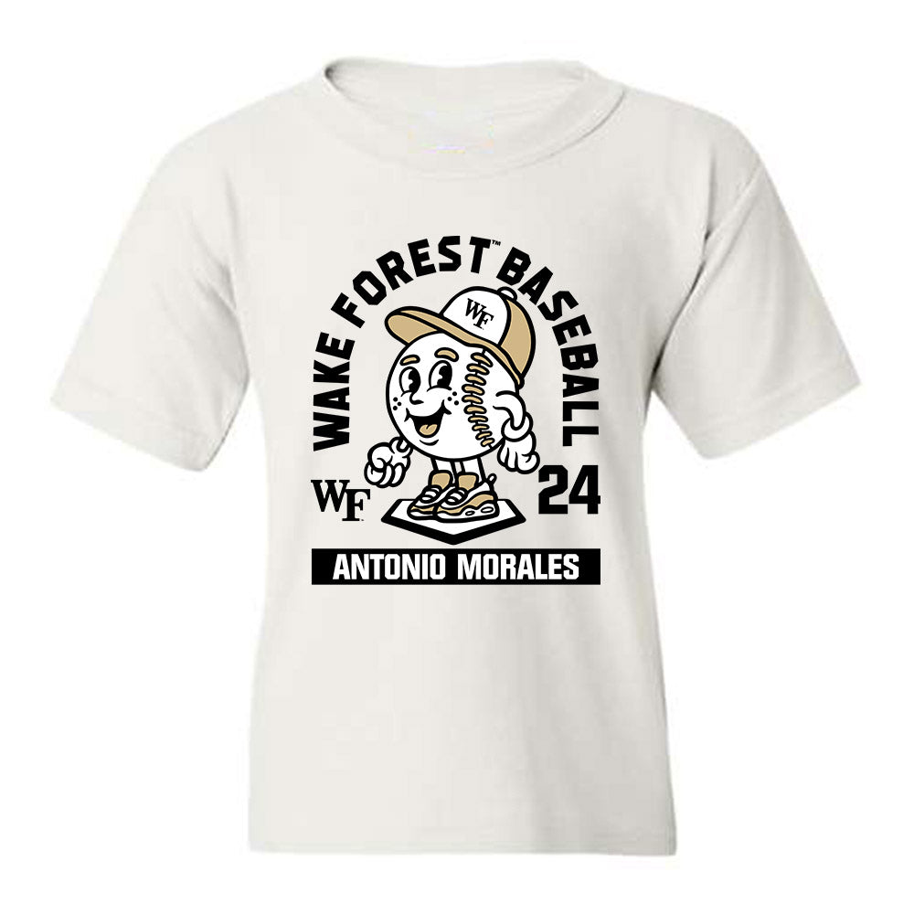 Wake Forest - NCAA Baseball : Antonio Morales - Fashion Shersey Youth T-Shirt