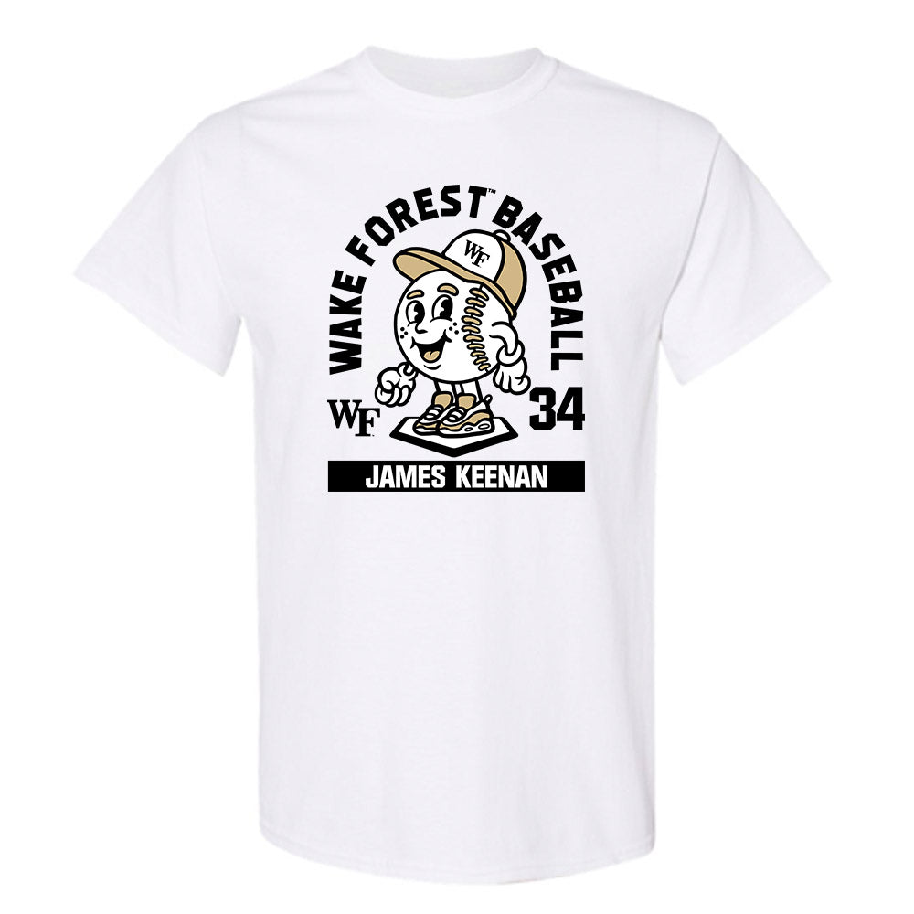 Wake Forest - NCAA Baseball : James Keenan - Fashion Shersey T-Shirt-0