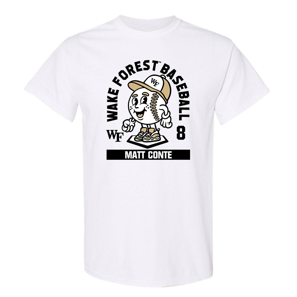 Wake Forest - NCAA Baseball : Matt Conte - Fashion Shersey T-Shirt-0