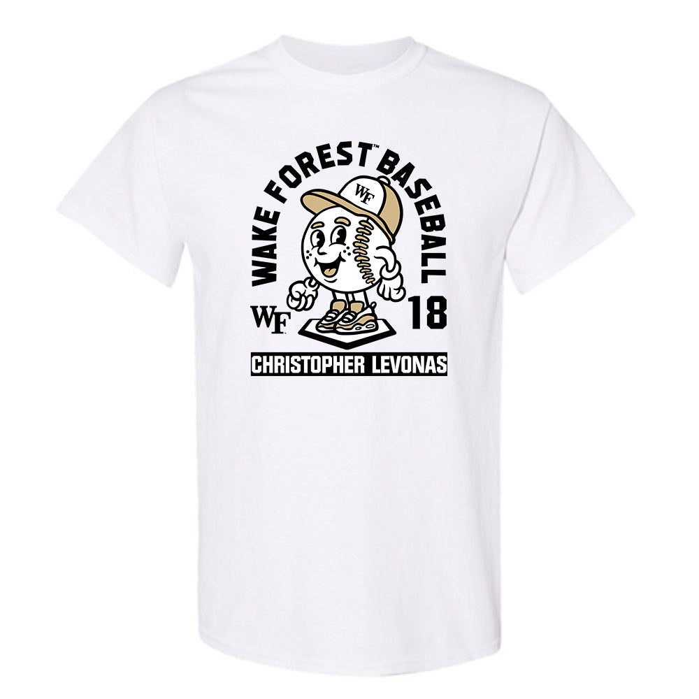 Wake Forest - NCAA Baseball : Christopher Levonas - Fashion Shersey T-Shirt-0