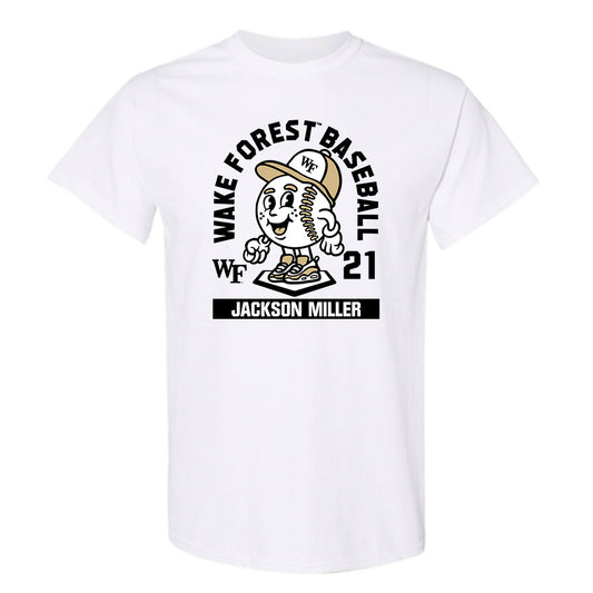 Wake Forest - NCAA Baseball : Jackson Miller - Fashion Shersey T-Shirt-0