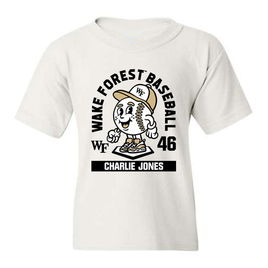 Wake Forest - NCAA Baseball : Charlie Jones - Fashion Shersey Youth T-Shirt