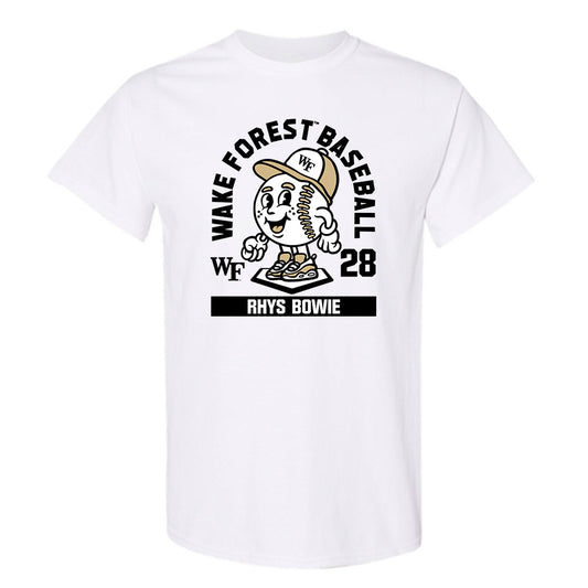 Wake Forest - NCAA Baseball : Rhys Bowie - Fashion Shersey T-Shirt-0