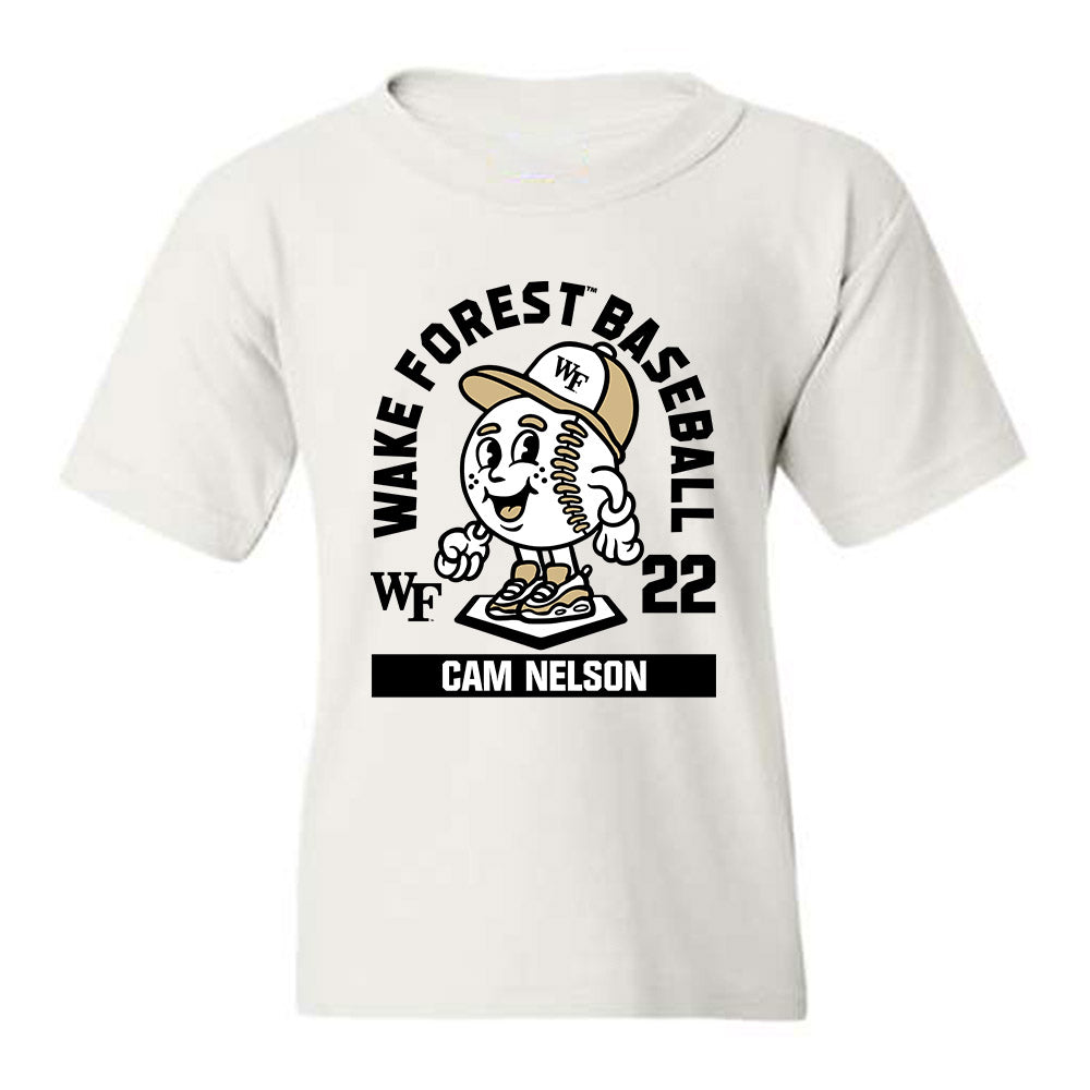 Wake Forest - NCAA Baseball : Cam Nelson - Fashion Shersey Youth T-Shirt