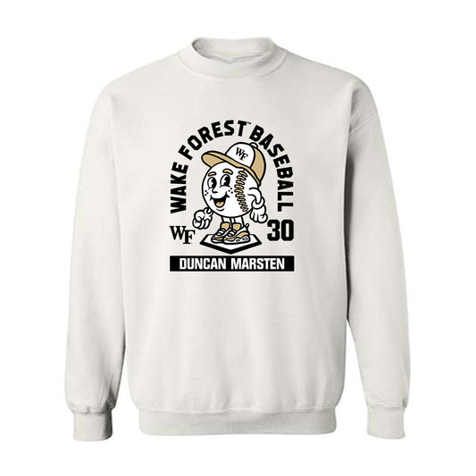 Wake Forest - NCAA Baseball : Duncan Marsten - Fashion Shersey Crewneck Sweatshirt-0