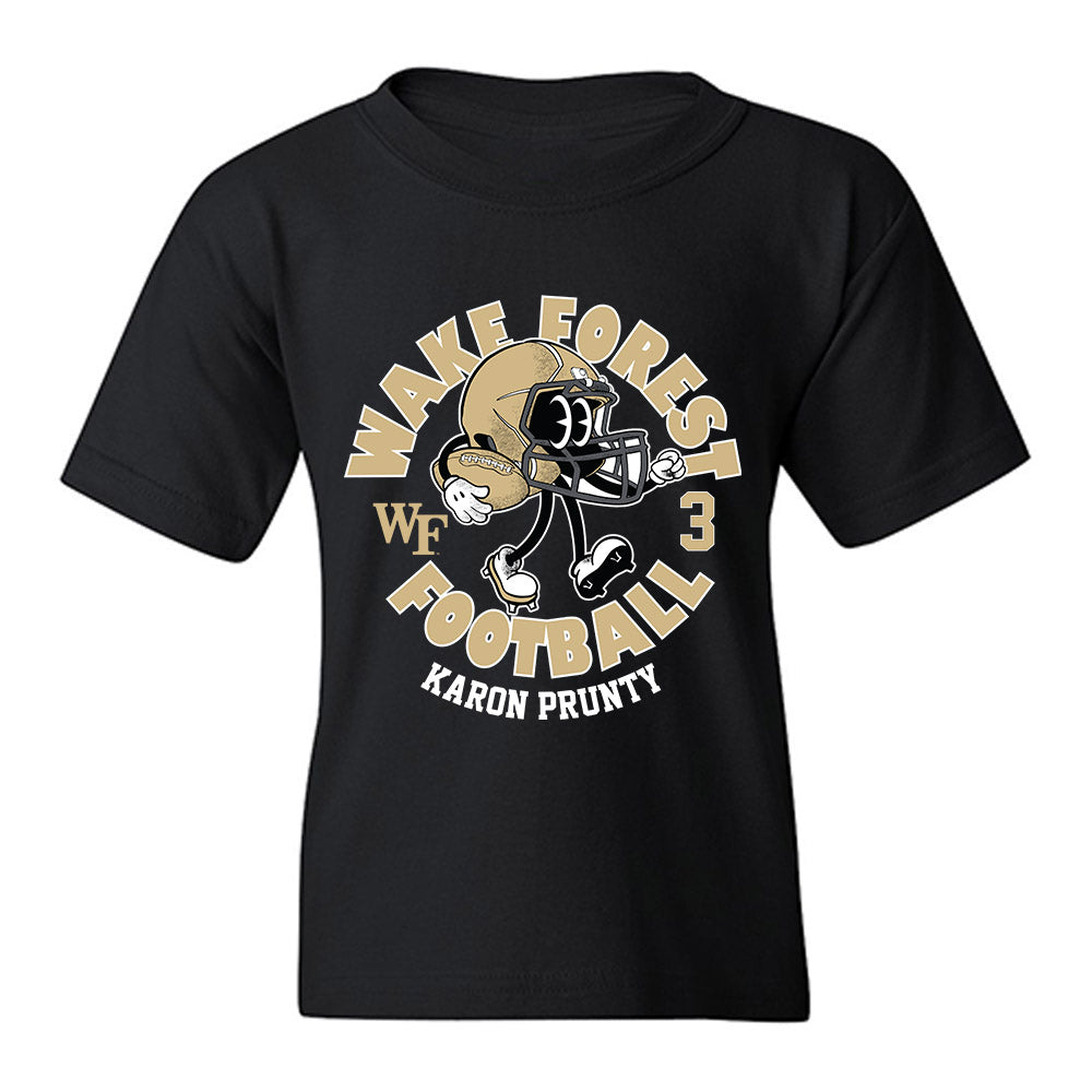 Wake Forest - NCAA Football : Karon Prunty - Fashion Shersey Youth T-Shirt-0