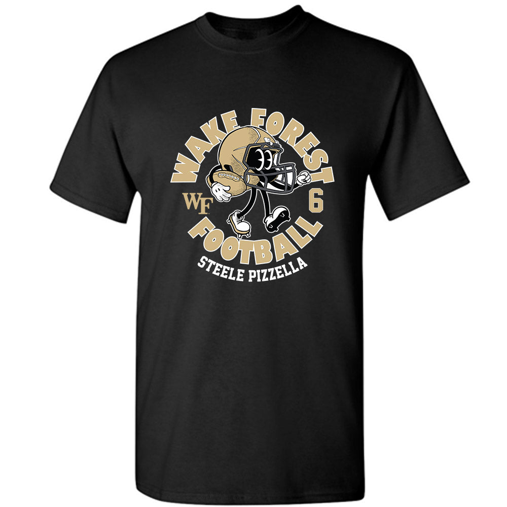 Wake Forest - NCAA Football : Steele Pizzella - Fashion Shersey T-Shirt-0
