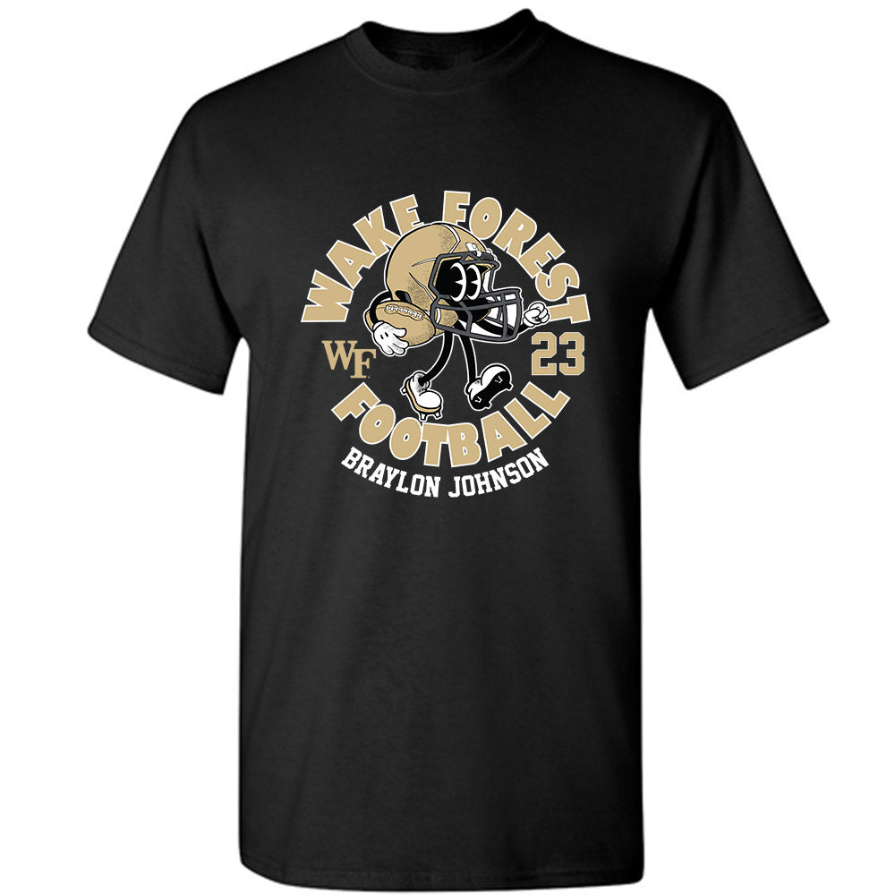 Wake Forest - NCAA Football : Braylon Johnson - Fashion Shersey T-Shirt-0