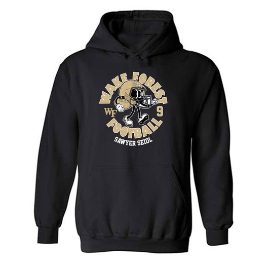 Wake Forest - NCAA Football : Sawyer Seidl - Fashion Shersey Hooded Sweatshirt-0