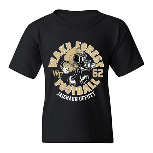 Wake Forest - NCAA Football : Jaishaun Offutt - Fashion Shersey Youth T-Shirt-0