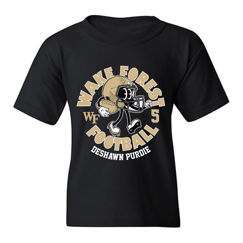 Wake Forest - NCAA Football : Deshawn Purdie - Fashion Shersey Youth T-Shirt-0