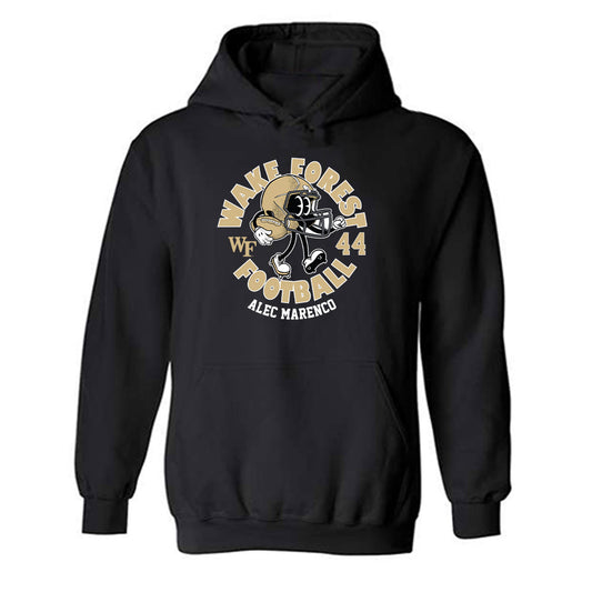 Wake Forest - NCAA Football : Alec Marenco - Fashion Shersey Hooded Sweatshirt-0