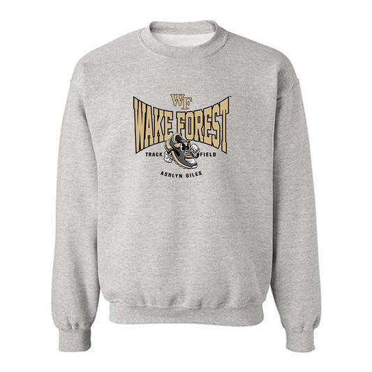 Wake Forest - NCAA Women's Track & Field : Ashlyn Giles - Fashion Shersey Crewneck Sweatshirt-0