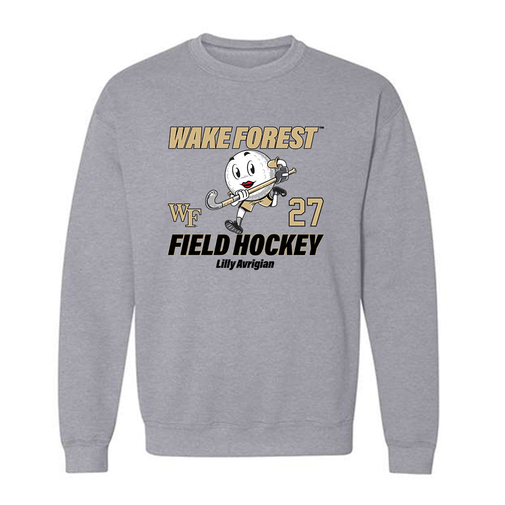 Wake Forest - NCAA Women's Field Hockey : Lilly Avrigian - Fashion Shersey Crewneck Sweatshirt