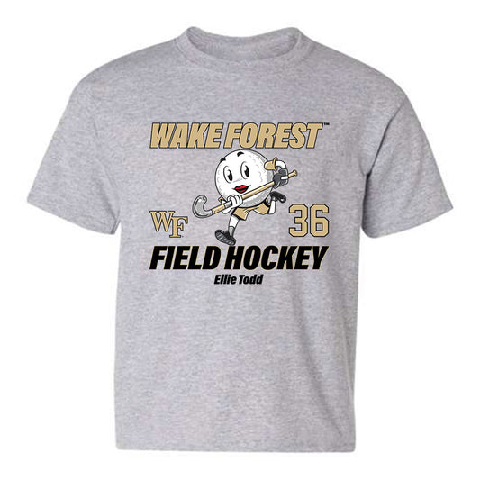 Wake Forest - NCAA Women's Field Hockey : Ellie Todd - Fashion Shersey Youth T-Shirt