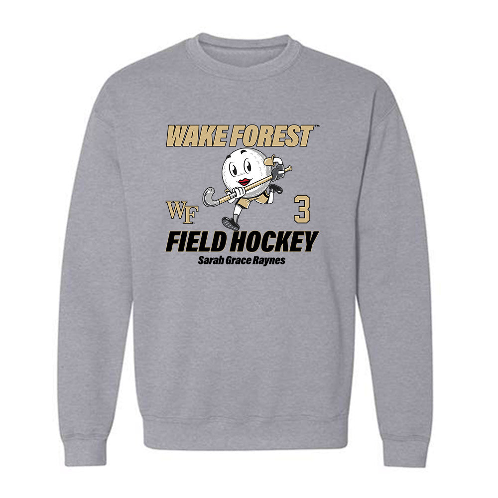 Wake Forest - NCAA Women's Field Hockey : Sarah Grace Raynes - Fashion Shersey Crewneck Sweatshirt-0