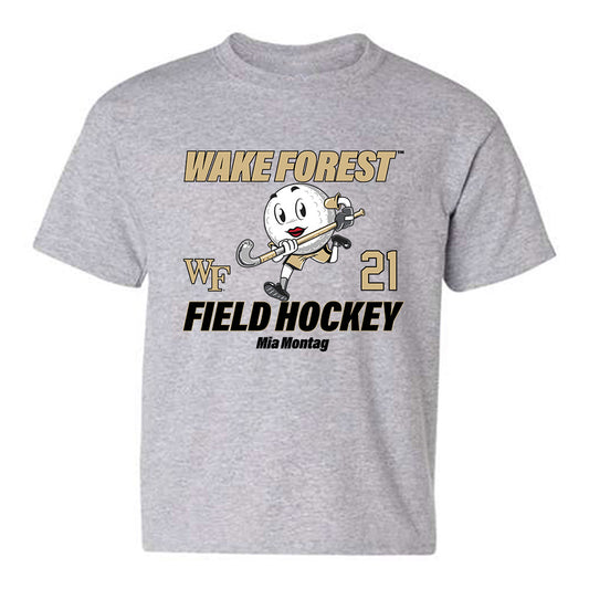 Wake Forest - NCAA Women's Field Hockey : Mia Montag - Fashion Shersey Youth T-Shirt-0