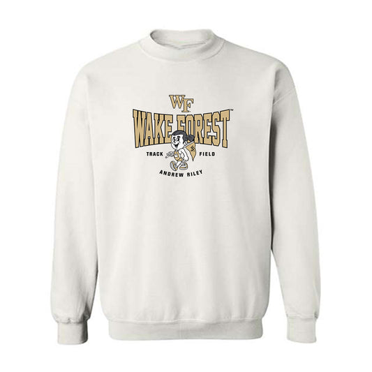 Wake Forest - NCAA Men's Track & Field : Andrew Riley - Fashion Shersey Crewneck Sweatshirt-0