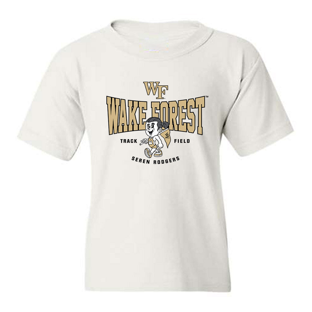 Wake Forest - NCAA Women's Track & Field : Seren Rodgers - Fashion Shersey Youth T-Shirt-0