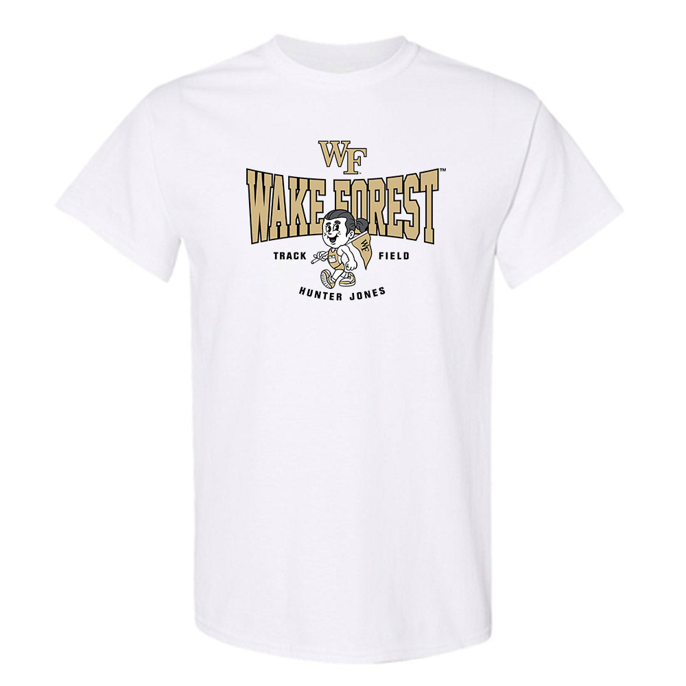 Wake Forest - NCAA Men's Track & Field : Hunter Jones - Fashion Shersey T-Shirt-0
