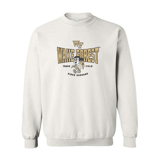 Wake Forest - NCAA Women's Track & Field : Aiden Harrand - Fashion Shersey Crewneck Sweatshirt-0