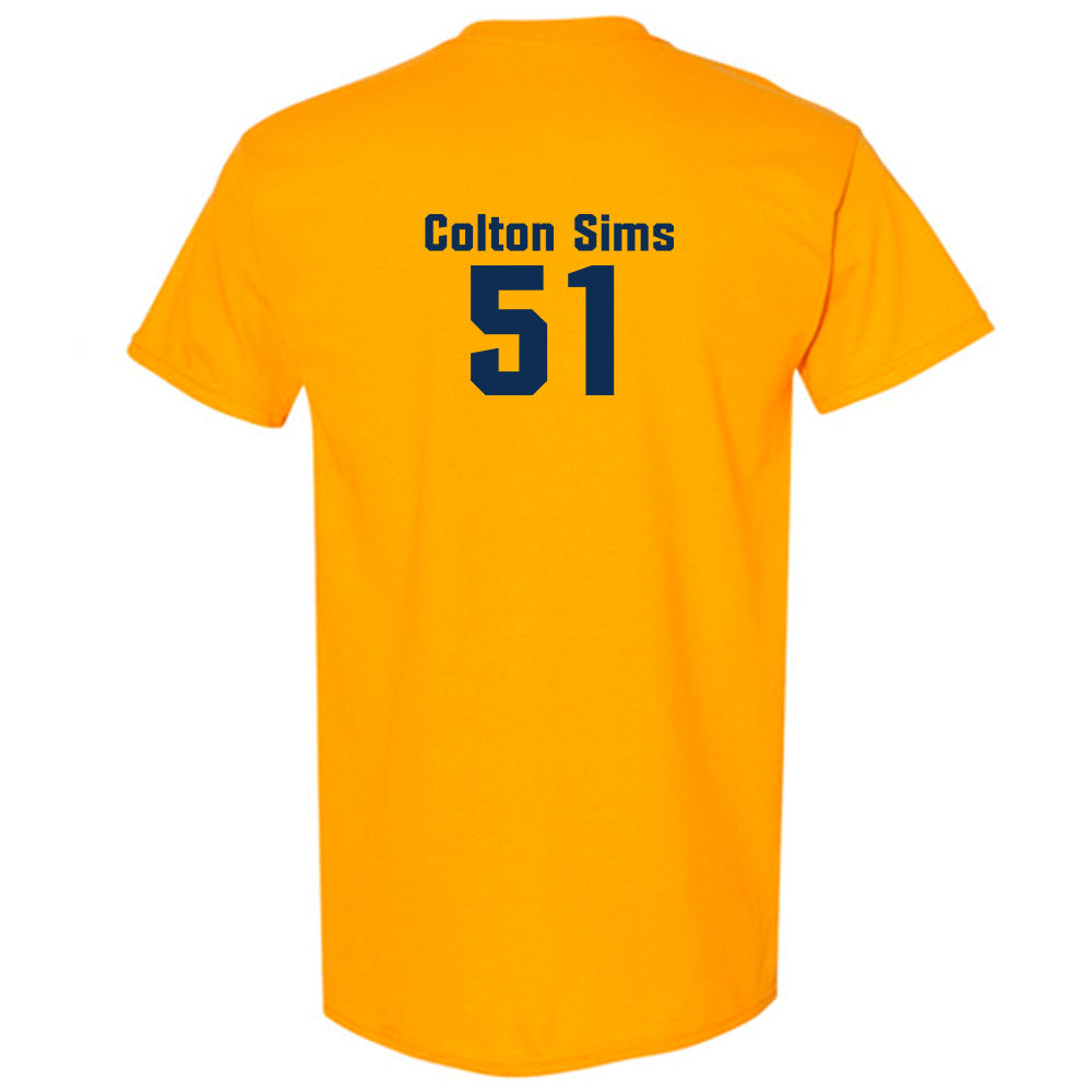 West Virginia - NCAA Baseball : Colton Sims - Fashion Shersey T-Shirt-1