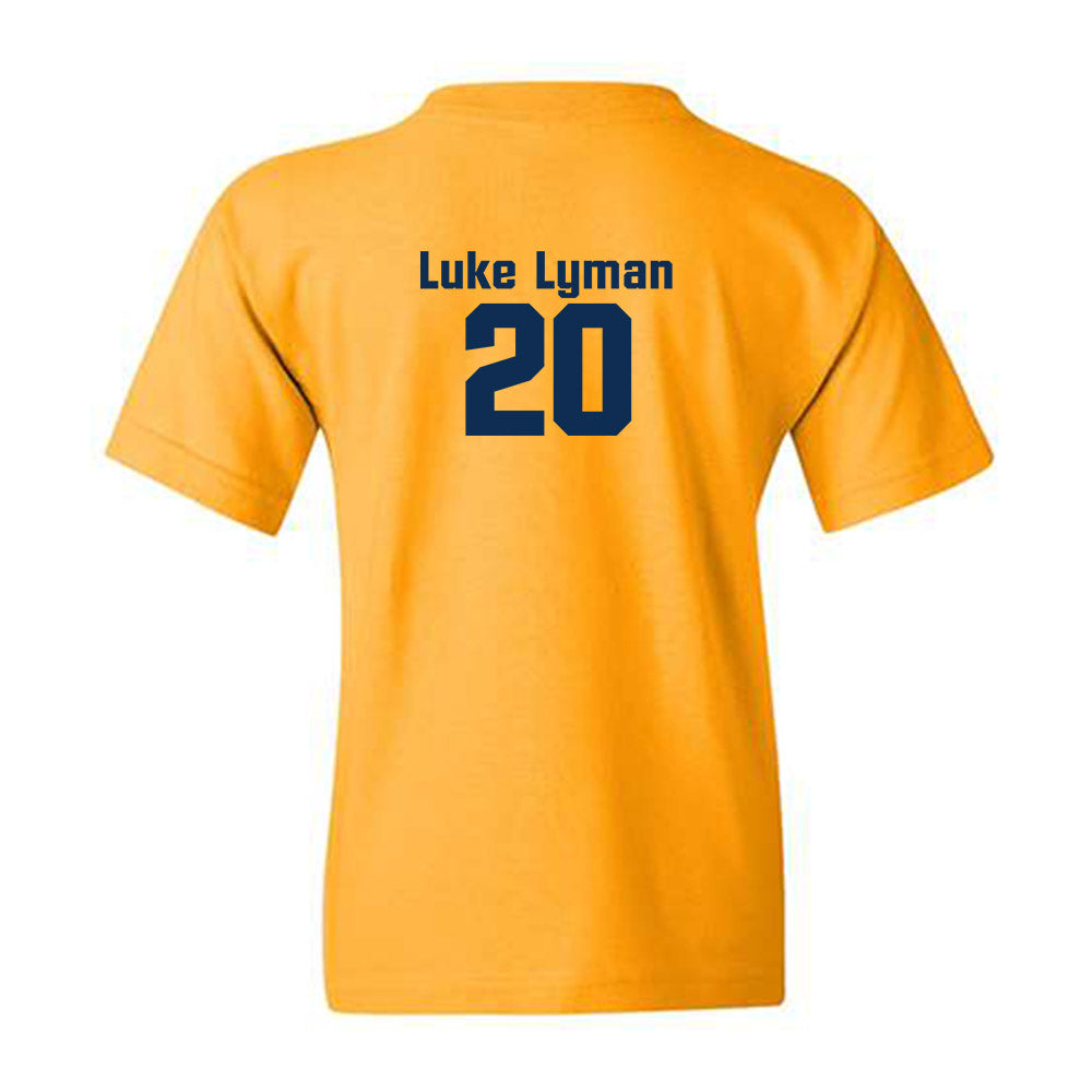 West Virginia - NCAA Baseball : Luke Lyman - Fashion Shersey Youth T-Shirt-1