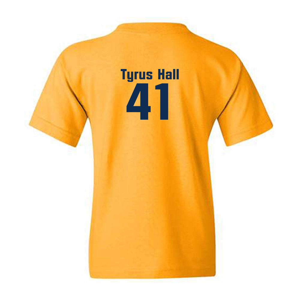 West Virginia - NCAA Baseball : Tyrus Hall - Fashion Shersey Youth T-Shirt-1
