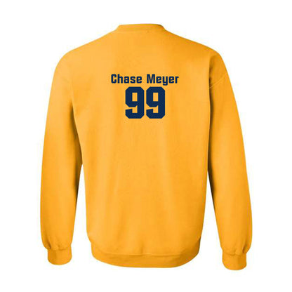 West Virginia - NCAA Baseball : Chase Meyer - Fashion Shersey Crewneck Sweatshirt-1