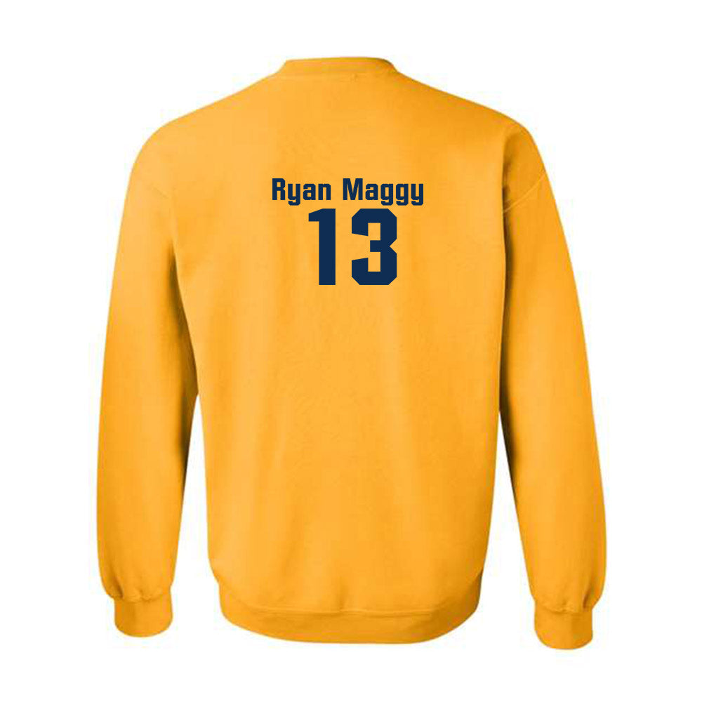 West Virginia - NCAA Baseball : Ryan Maggy - Fashion Shersey Crewneck Sweatshirt-1