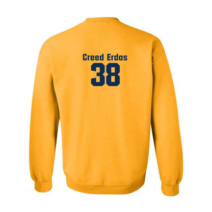 West Virginia - NCAA Baseball : Creed Erdos - Fashion Shersey Crewneck Sweatshirt-1