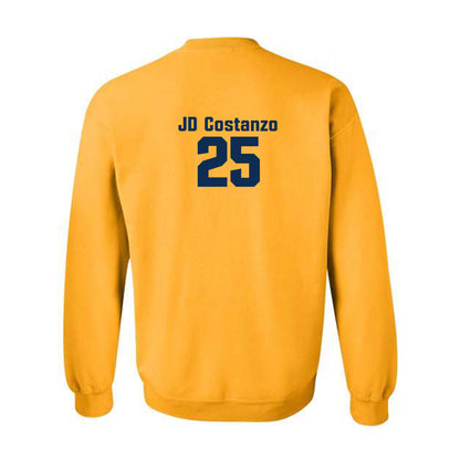 West Virginia - NCAA Baseball : JD Costanzo - Fashion Shersey Crewneck Sweatshirt-1