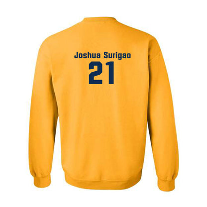 West Virginia - NCAA Baseball : Joshua Surigao - Fashion Shersey Crewneck Sweatshirt-1