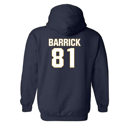 West Virginia - NCAA Football : Jacob Barrick - Fashion Shersey Hooded Sweatshirt-1