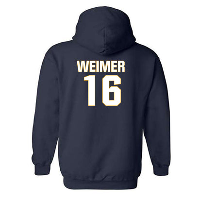 West Virginia - NCAA Football : Jeffrey Weimer - Fashion Shersey Hooded Sweatshirt-1
