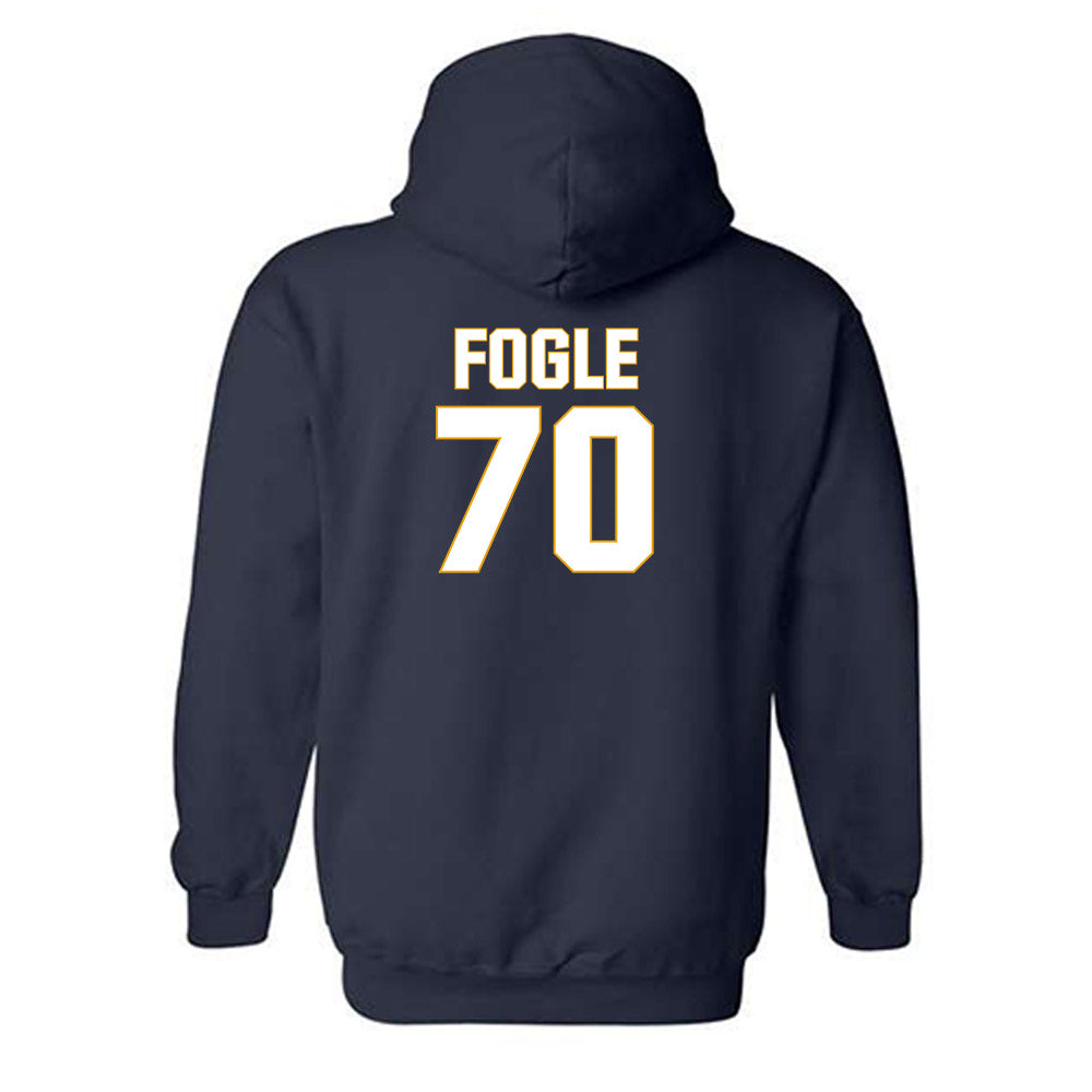 West Virginia - NCAA Football : Griffin Fogle - Fashion Shersey Hooded Sweatshirt-1